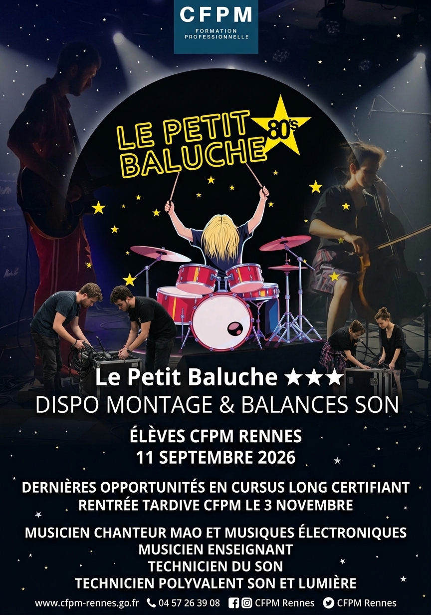 Journée Formation Professionnelle en musique et son pour Les Élèves CFPM RENNES